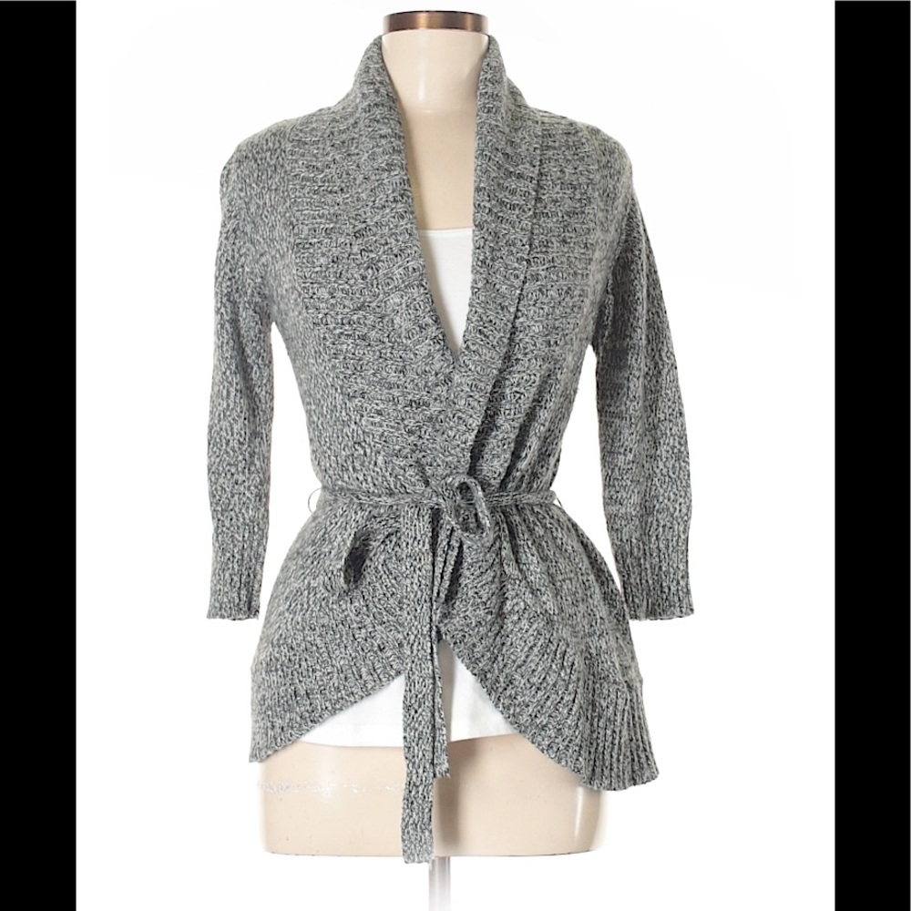 NWT Gray 3/4 Sleeve Sweater Wrap by IZ Byer